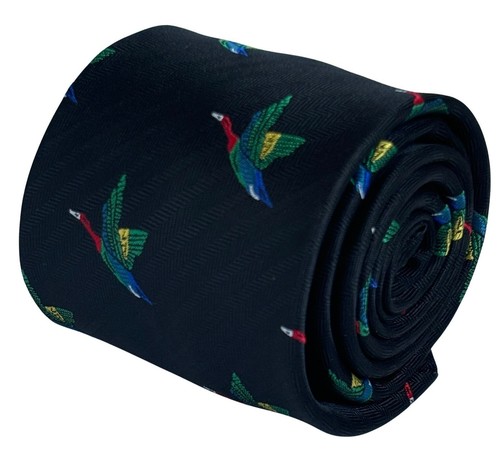 Black tie with rainbow - tie,