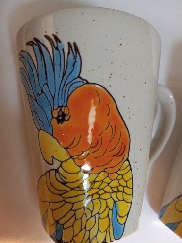 Set two coffee cups - two, birds